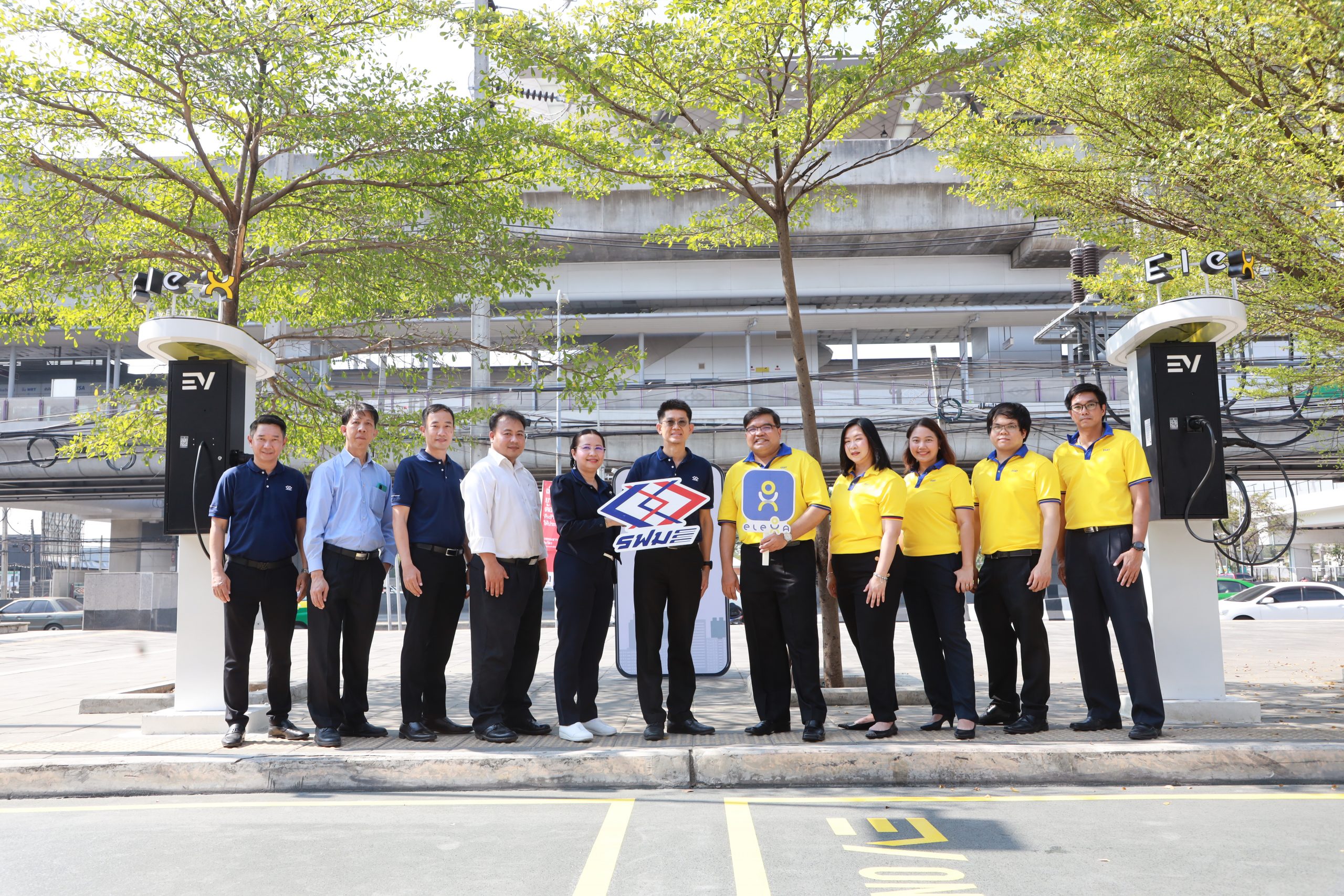 MRTA and EGAT open EleX by EGAT charging station to support traveling connection to MRT Purple Line