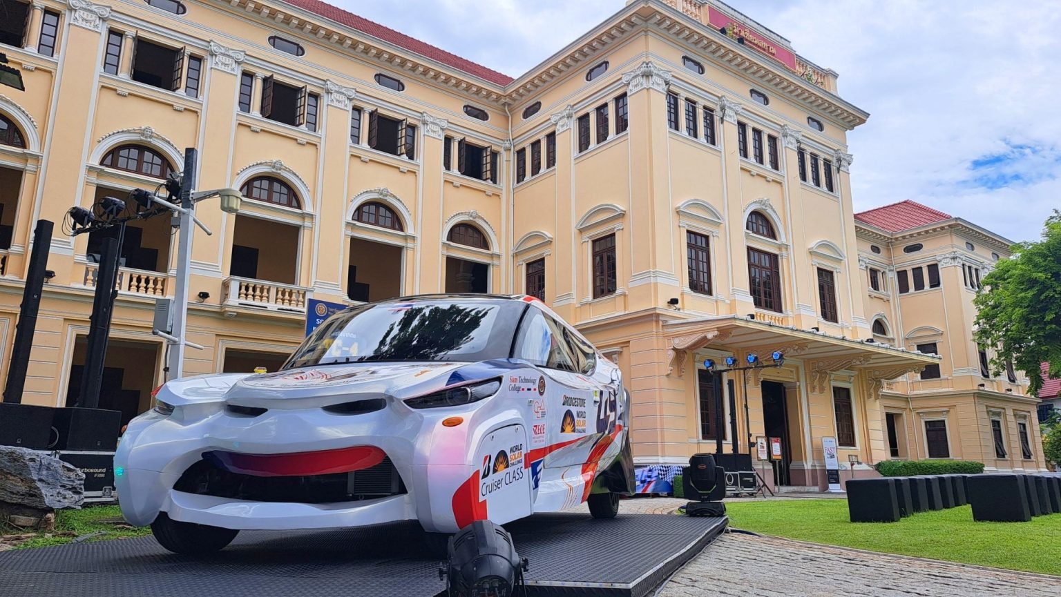 Thai-made STC-4 solar vehicle launched to join global race in Australia
