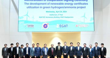 EGAT, EDL, Chiyoda, and Mitsubishi join hands to advance green hydrogen and ammonia