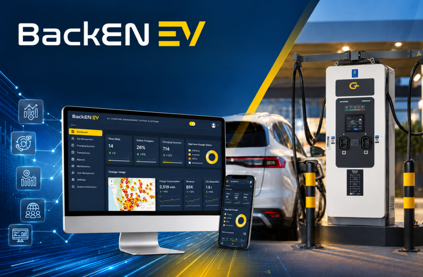 BackEN EV: The Back-End System That Makes EV Charging Station Management Simple